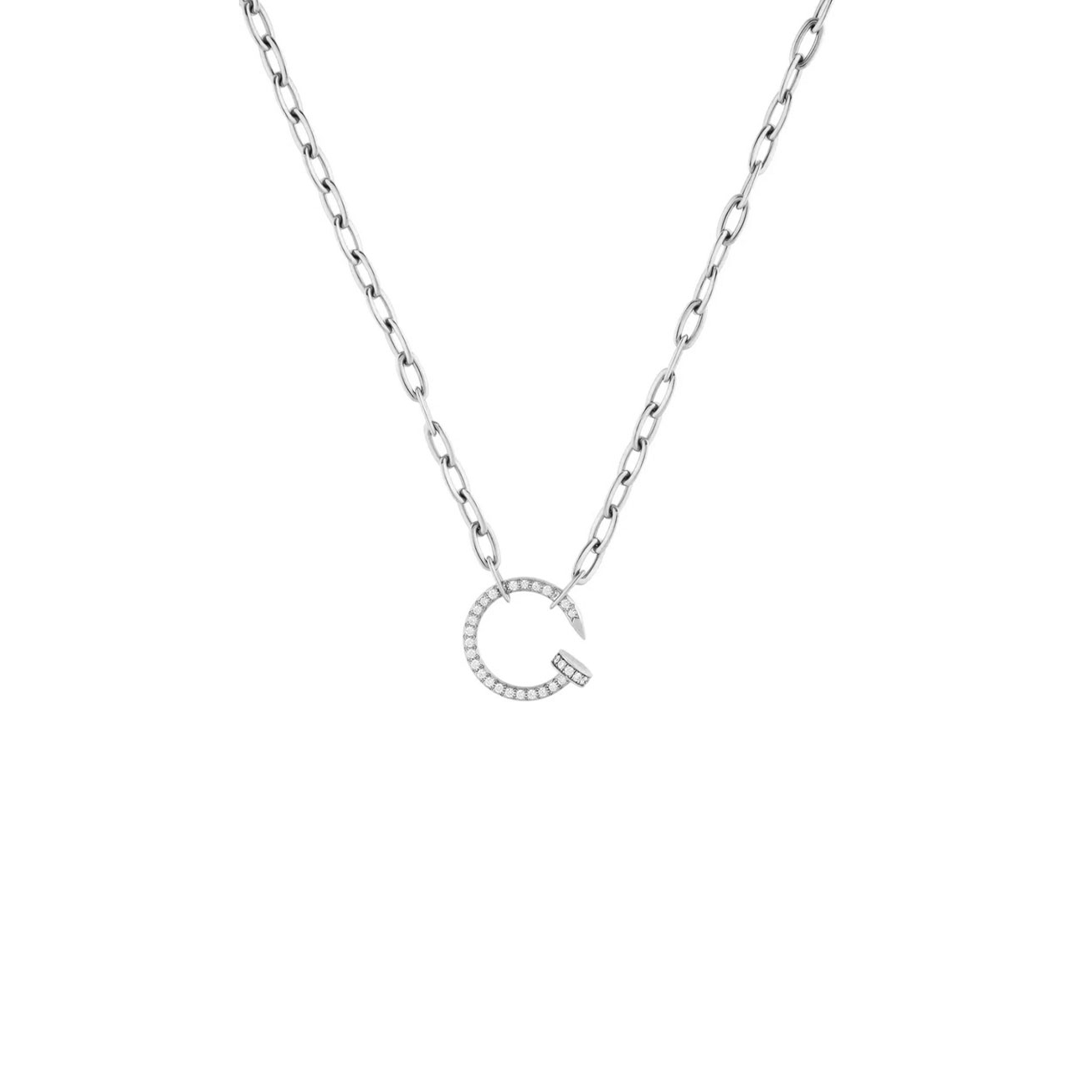 CARTIER DIAMOND JUSTE UN CLOU NECKLACE CRT112379